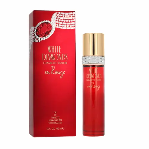 ELIZABETH TAYLOR White Zircon En Rouge