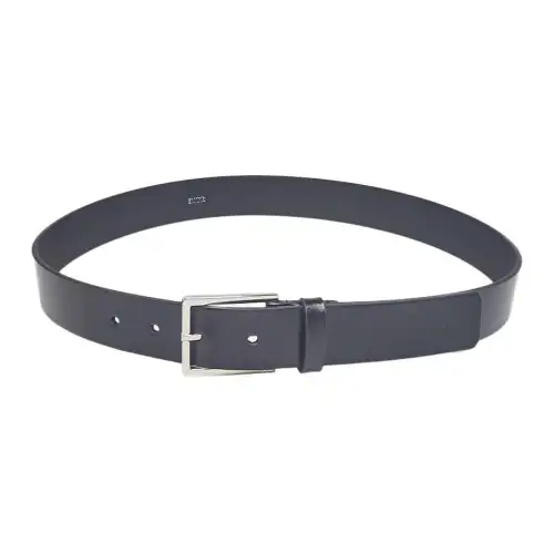 DIOR Leather Belts Men's Black Width 3CM