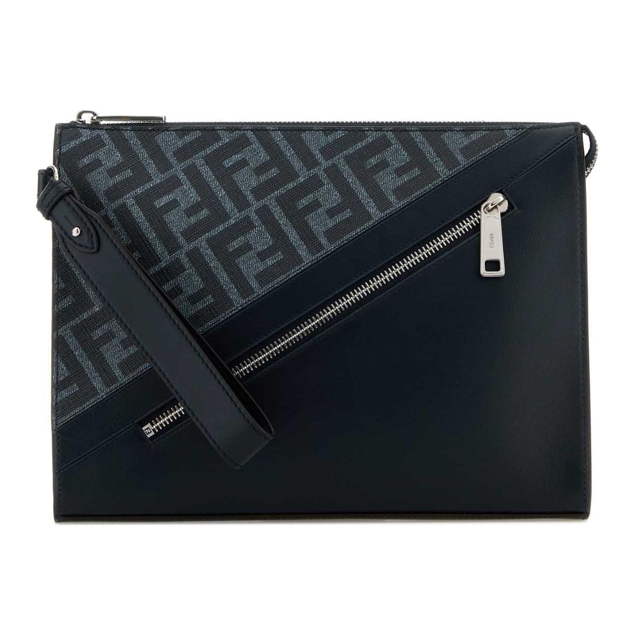 Мужская сумка Fendi (синяя)