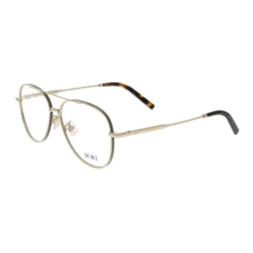 DIOR Aviator Eyeglass Frames Unisex Gold