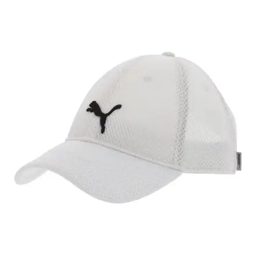 PUMA Polyester Baseball Caps Kids' White