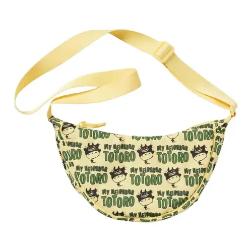 UNIQLO Studio Ghibli Co titled Series Polyester Shoulder Bag, Crossbody Bag Unisex Yellow