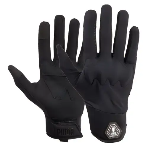 PUMA Polyamide Knit Gloves Unisex Black
