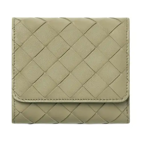 Bottega Veneta Intrecciato Tri Fold Wallet