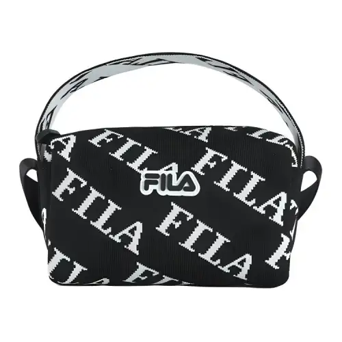 FILA Fabric Handbag, Shoulder Bag, Crossbody Bag Extra Small Women's Jet Black