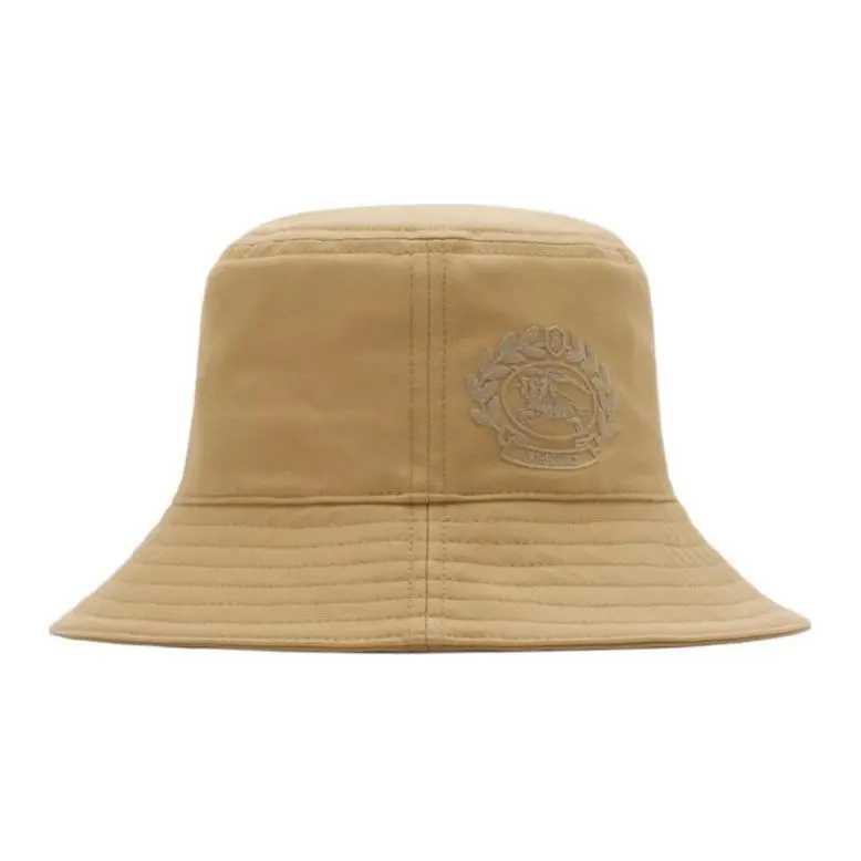Burberry Brand Logo Cotton Bucket Hats Unisex Linen
