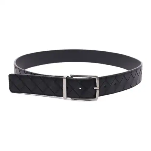 Bottega Veneta Leather Belts Men's Black 