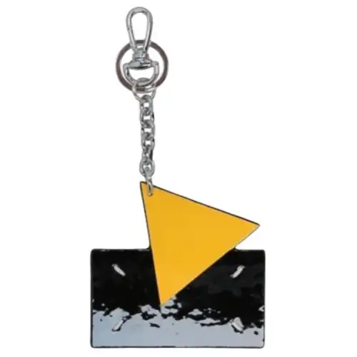 Maison Margiela Cow Leather Keychains Women's Red