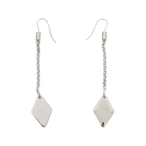 Maison Margiela Brass Earrings Women's Silver