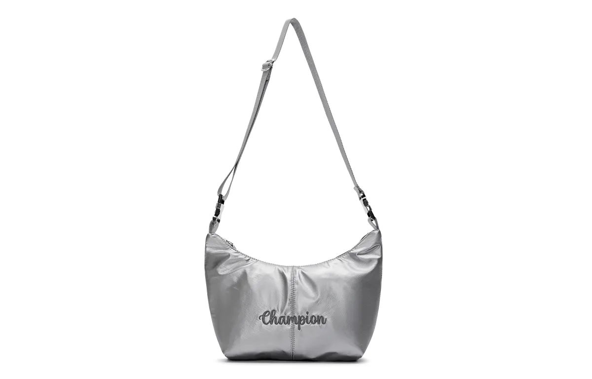 Champion Fabric Backpack Shoulder Bag Regular Unisex Silver/Medium Gray/Black/Light Blue