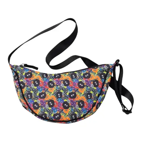 UNIQLO Studio Ghibli Co titled Series Polyester Shoulder Bag, Crossbody Bag Unisex Bright Orange