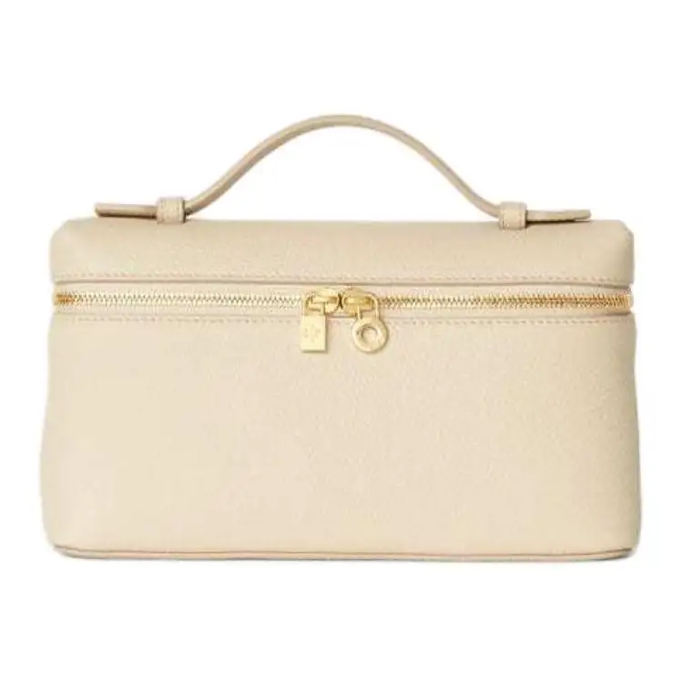 Loro Piana Cow Leather Handbag Women's Marble Color