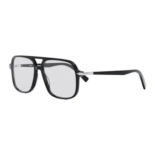 DIOR Plastic Aviator Eyeglass Frames Unisex Black