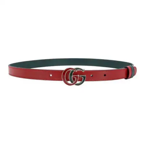 GUCCI Logo Plaque Reversible Belt