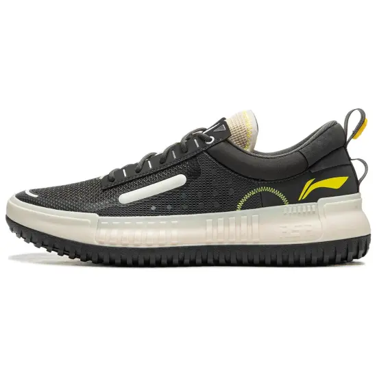 LINING RSR 202 Basketball Shoes Men Low-Top Obsidian Gray