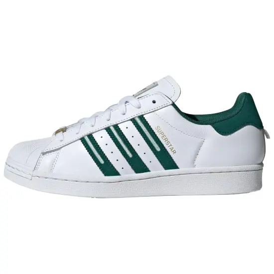 Superstar Adidas Originals 'Embroidered Green Stripes'