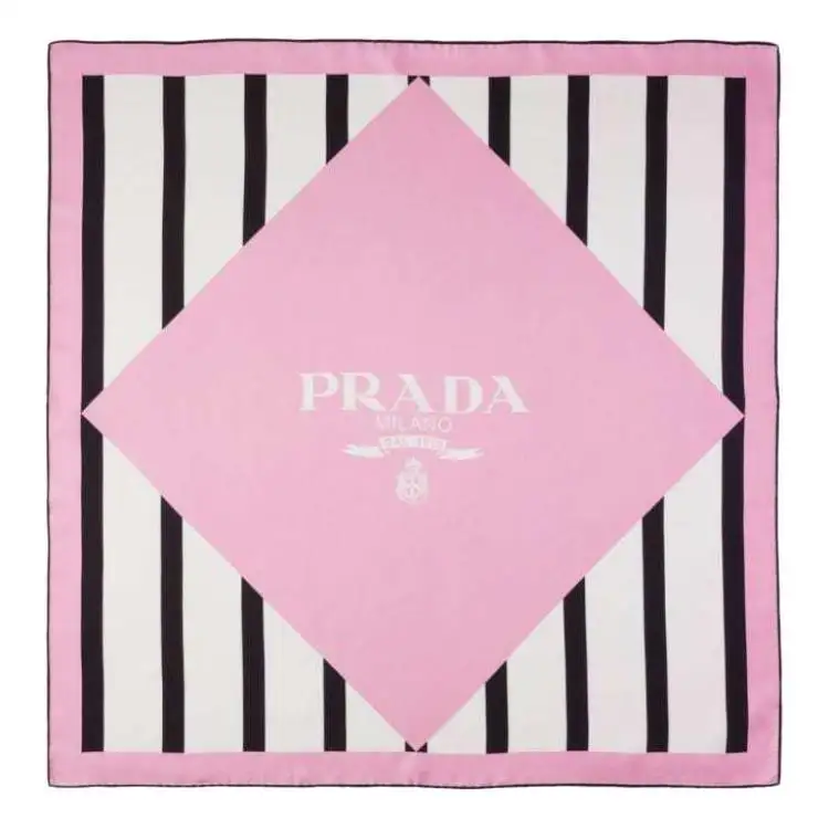 PRADA Logo-print Scarf