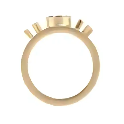 Maison Margiela embossed band ring