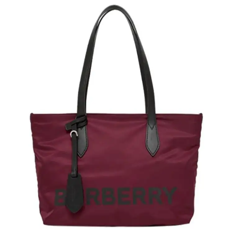 Burberry Recycled Nylon One Shoulder Handbag Women's Red