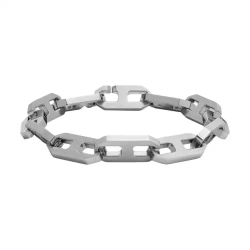 HERMES Stainless Steel Bracelets Men's Silver