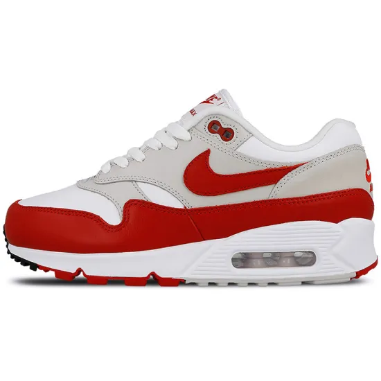 Nike Air Max 90/1 White University Red Women's