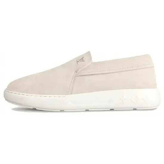 LOUIS VUITTON Men's Casual Shoes Men Low-Top Gray White