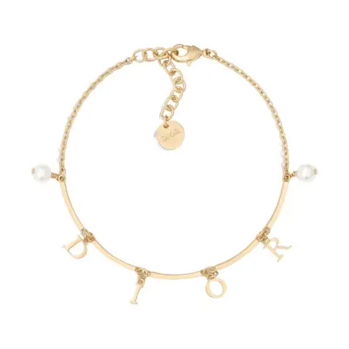 DIOR Metal Bracelets Unisex Gold