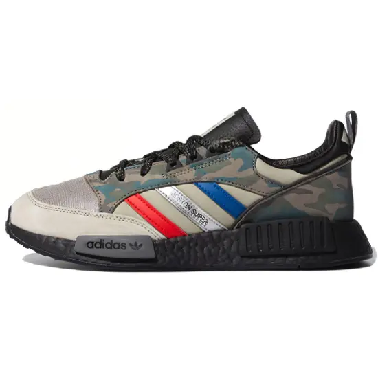 Adidas Originals Boston SuperXR1 Running Shoes Men Low-top Green Camouflage