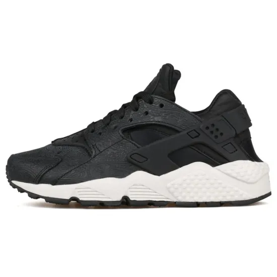 Nike Air Huarache Run Premium Black/Black-Light Bone Women's