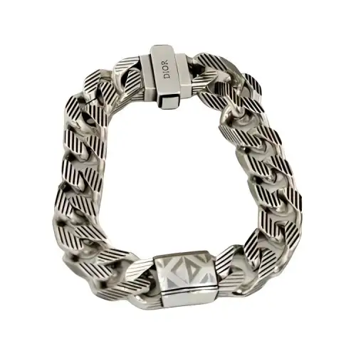 DIOR Brass Bracelets Men's Silver