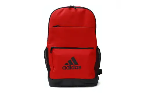 Adidas Polyester Backpack Regular Unisex Black Red