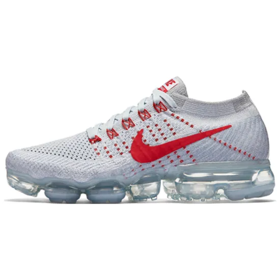 Nike Air VaporMax Pure Platinum University Red Women's