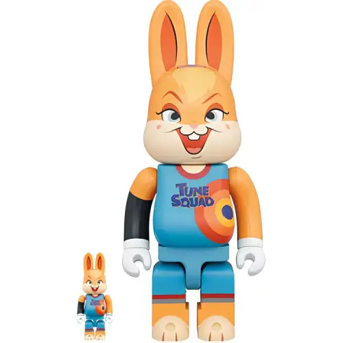 BE@RBRICK 400%100% BUNNY R@BBRICK Space Jam 2 LOLA BUNNY trendy doll 8cm/32cm