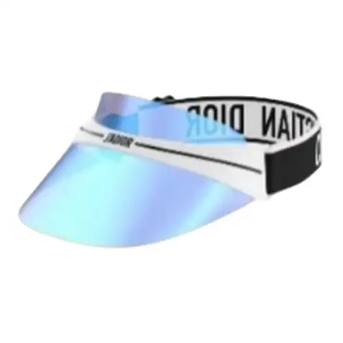 DIOR Brand Logo Irregular Shape Sunglasses Women's White