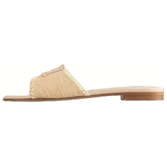 LOUIS VUITTON Capri Slide Slippers Women's Beige