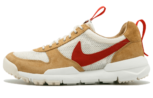 Tom Sachs x Nike Mars Yard стиль нескользящие Низкая банда для отдыха Городская пригородная кроссовка мужской стиль желтый белый красный