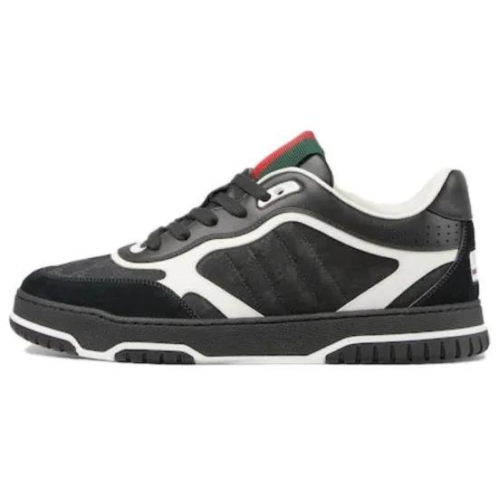 GUCCI Skateboard Shoes Men Low-Top Black