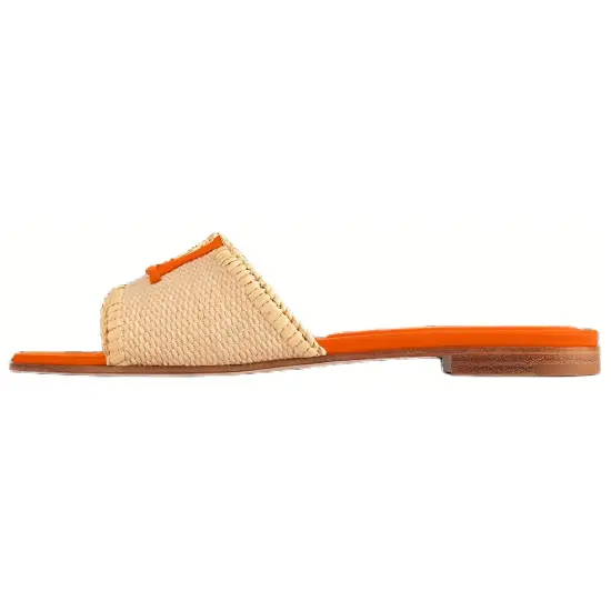 LOUIS VUITTON Capri Slide Slippers Women's Orange