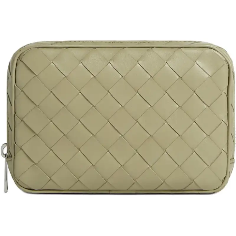 Bottega Veneta Calfskin Storage Bag Trumpets Men's Travertine