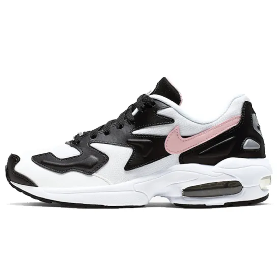 Nike Air Max2 Light White Bleached Coral Black Women's