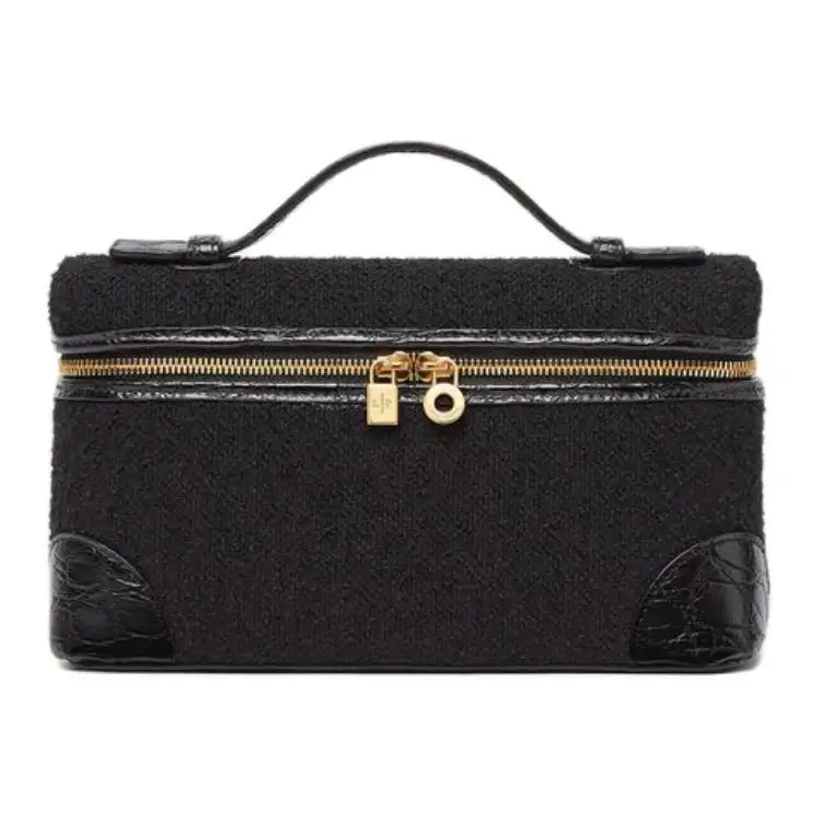 Loro Piana ExtraPocket Sheep Wool & Alpaca One Shoulder Handbag Women's Black
