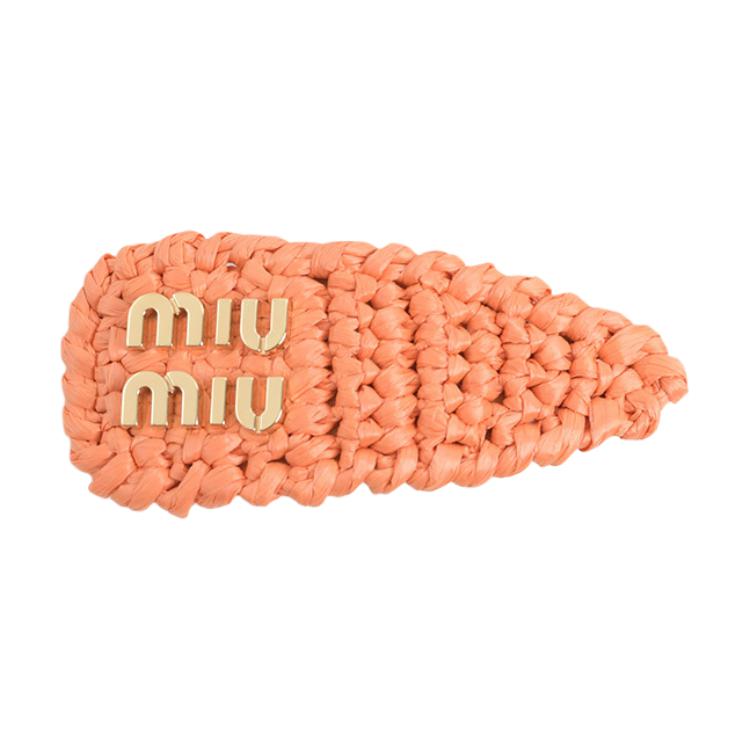 Женская заколка для волос MIU MIU MIU Logo (разноцветная)