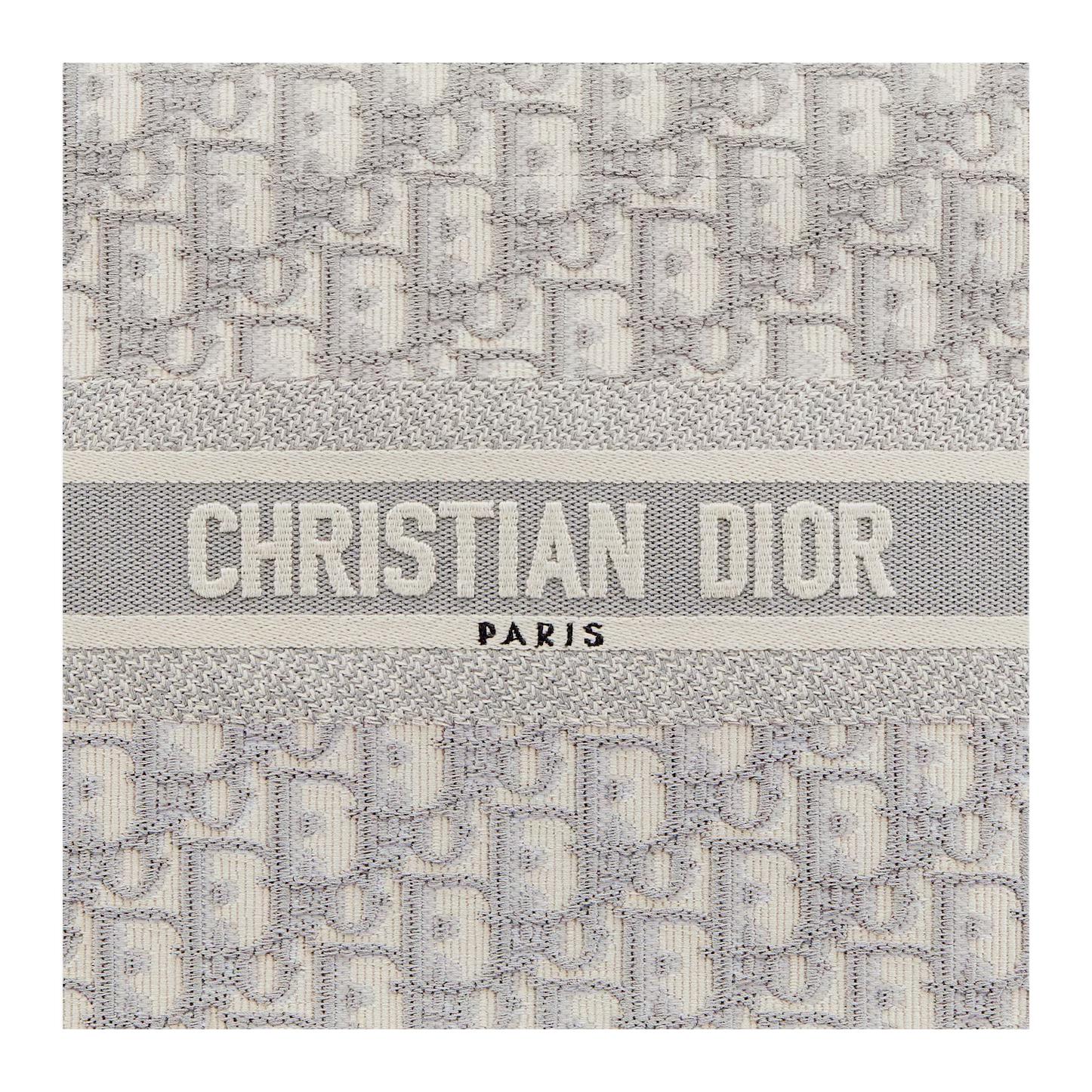 Сумка Dior BookTote Logo Tote (серая) — фото 6