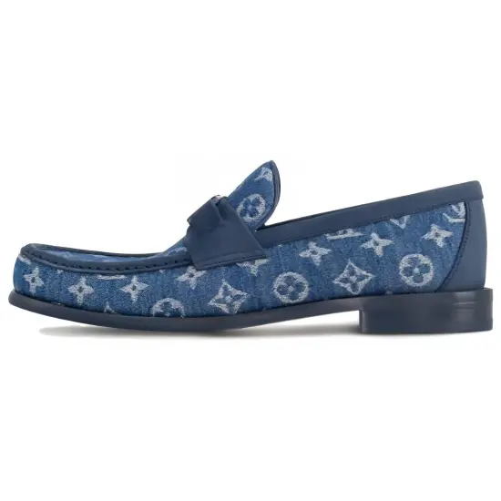 LOUIS VUITTON Loafers Men Blue