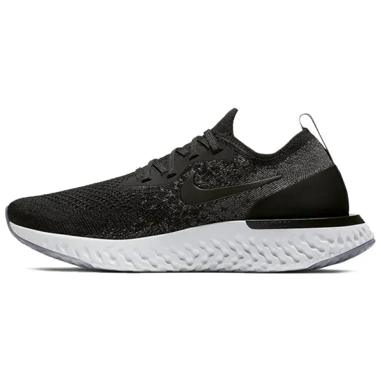 Nike Epic React Flyknit Black Dark Grey Women's