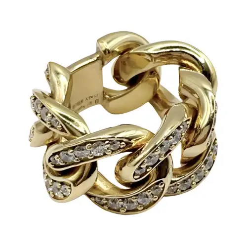 Bottega Veneta 925 Sterling Silver Rings Women's Gold