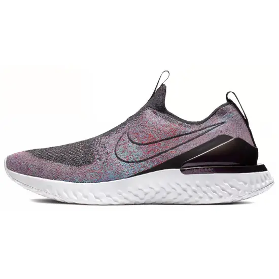 Nike Epic React Moc Flyknit Black University Red Hyper Jade