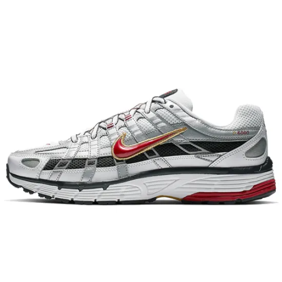 Nike P 6000 White Gold Red Women's