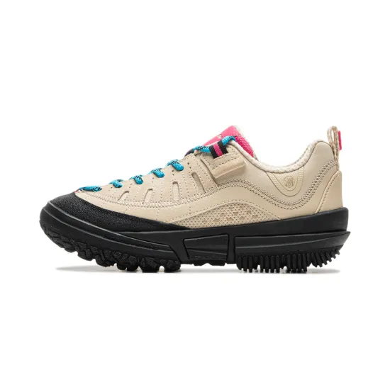 LINING CF Su Linchuan Lite Casual Shoes Women's Low-Top Khaki Black/Pink Blue