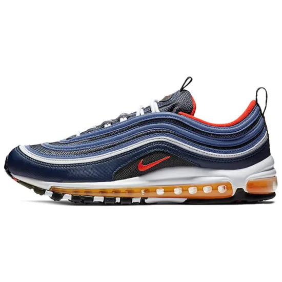 Nike Air Max 97 Midnight Navy Habanero Red